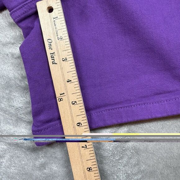 Judy Blue Jean Shorts Womens 1XL Purple Cotton High Waist JB150268 C-CO - Picture 7 of 12